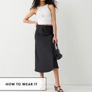 J. Crew Gwyneth Slip Skirt, L